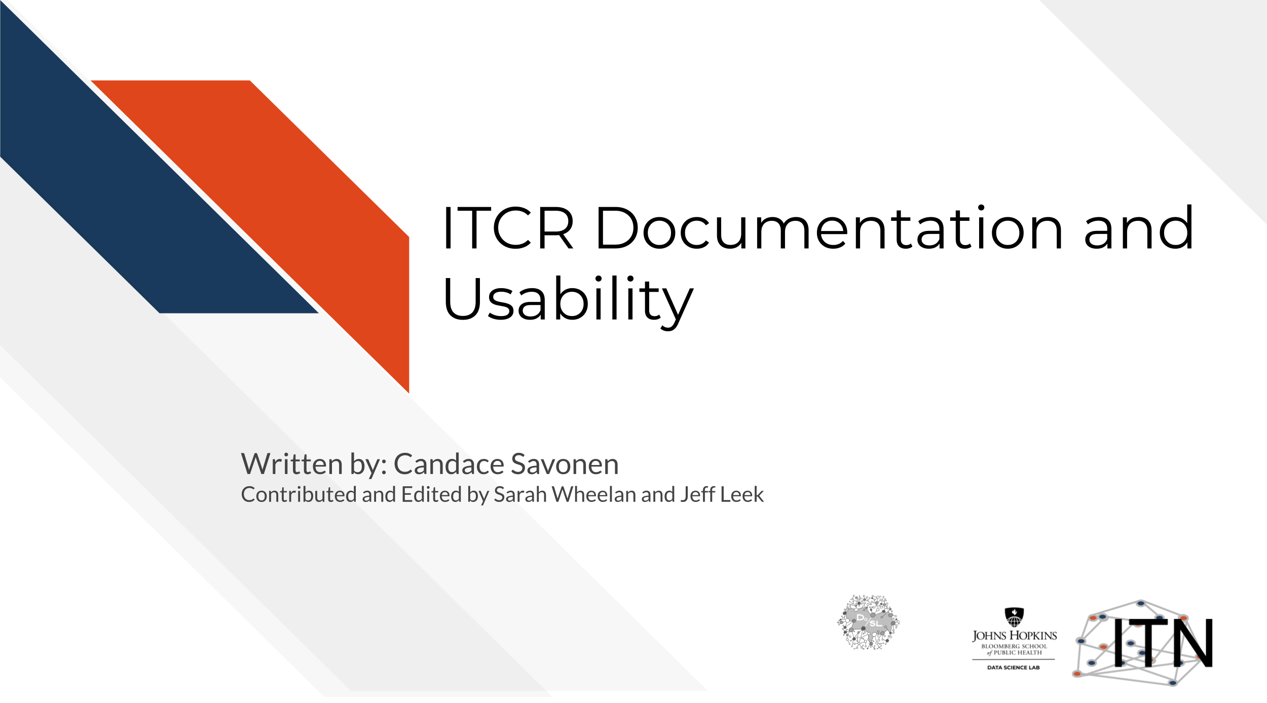 Title image: Documentation and Usability