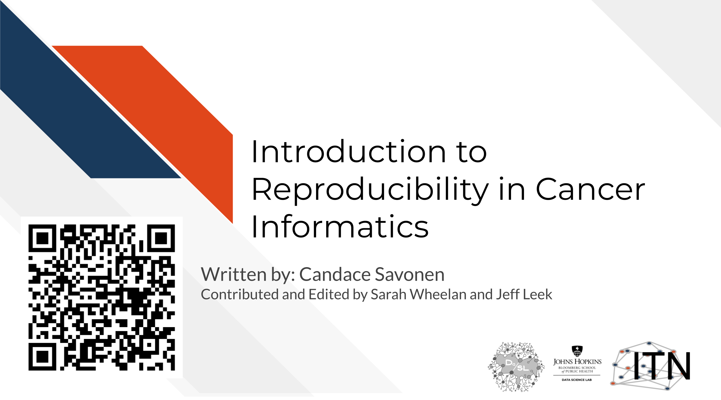 Title image: Reproducibility in Cancer Informatics